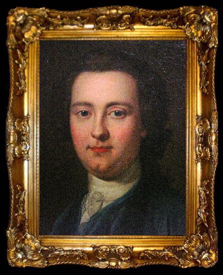 framed  unknow artist Portrait of George Montagu, ta009-2